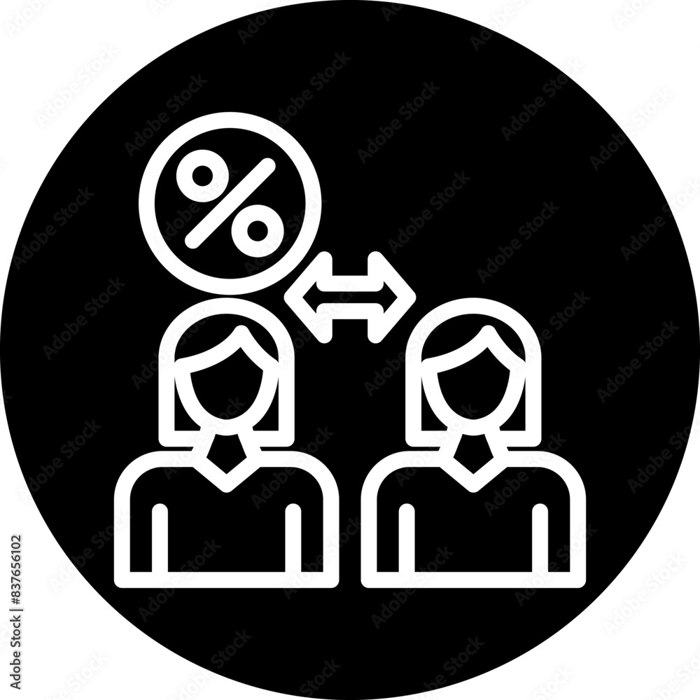 Interpersonal Intelligence Icon Style Interpersonal Intelligence Icon Style