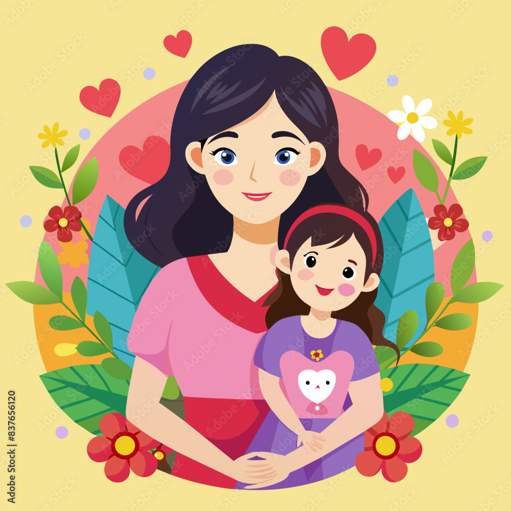 happy mother day illustration
happy mother day illustration