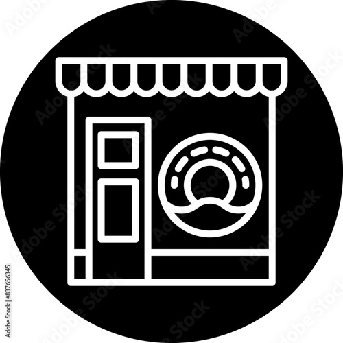 Donut Shop Icon Style