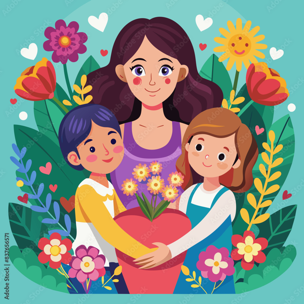 happy mother day illustration
happy mother day illustration
