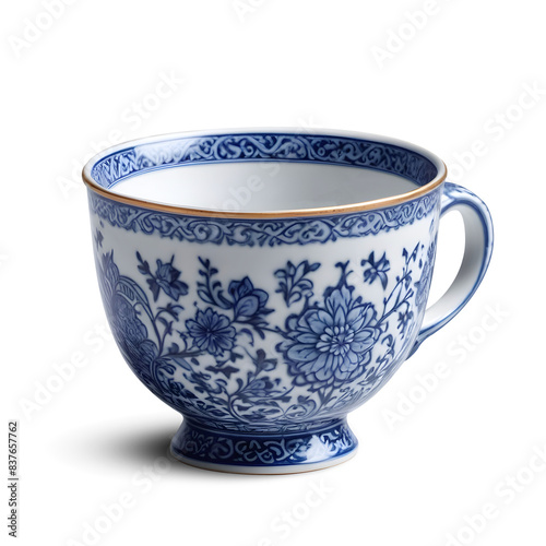 ceramic cup isolated on white