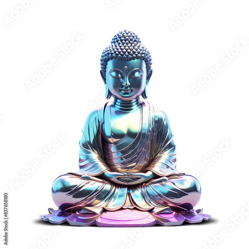 buddha statue isolated on white