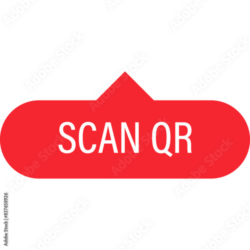 Scan Here. Scan QR Code. Scan Code Vector Icon