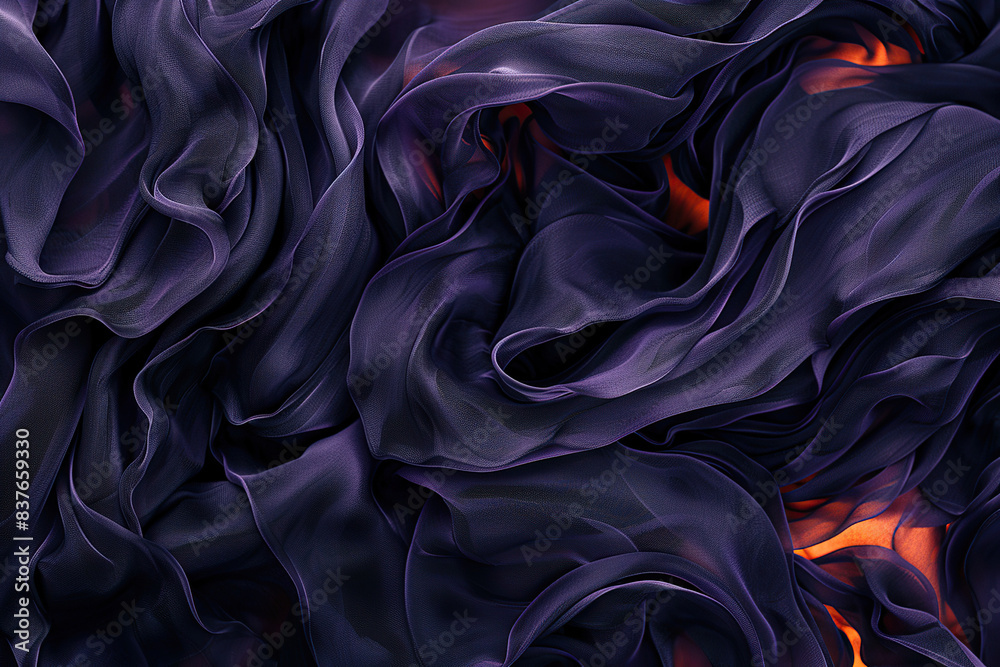 Fototapeta premium Generative ai on theme of beautiful texture thick smoke for design natural abstract background