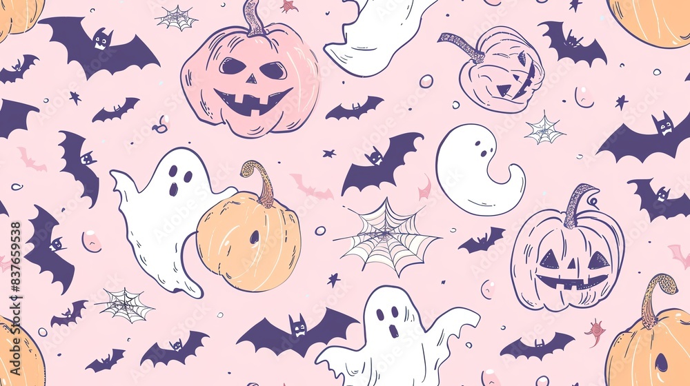 seamless pattern Halloween seamless pattern Halloween