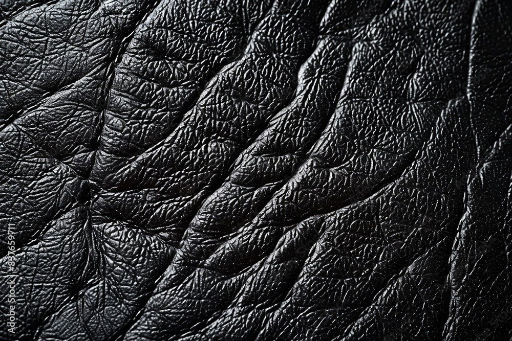Fototapeta premium Generative ai on theme of beautiful texture surface leather for design natural abstract background