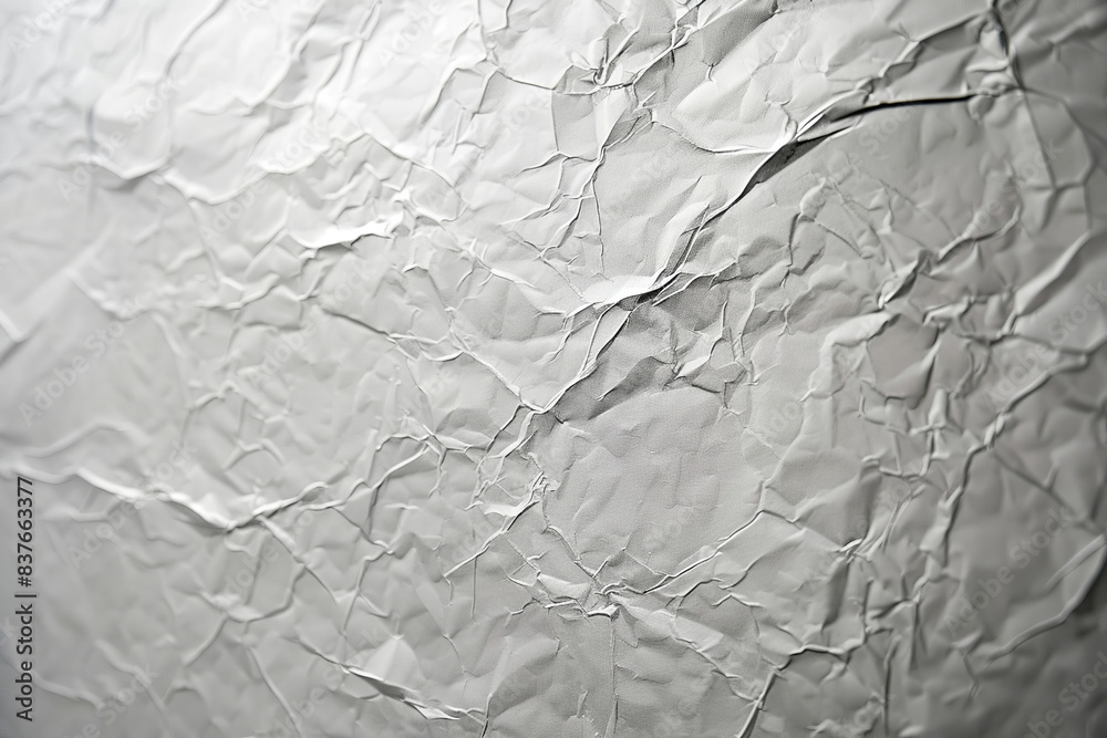Fototapeta premium Generative ai on theme of beautiful texture metal creasy foil, design natural abstract background