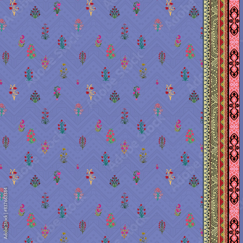 Allover, Textile, Flower, Motif, Background, Colorful, Textile Design, 