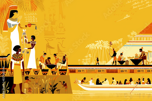  古代エジプトの生活風景
Life in ancient Egypt