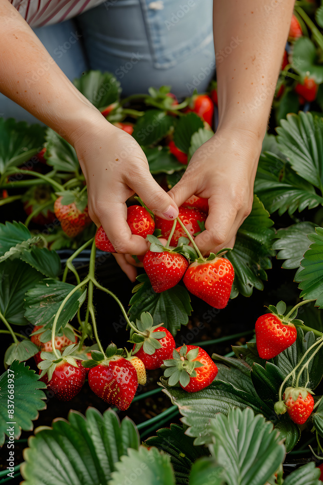 Red strawberry has been taked for distribution. Red strawberry has been taked for distribution.