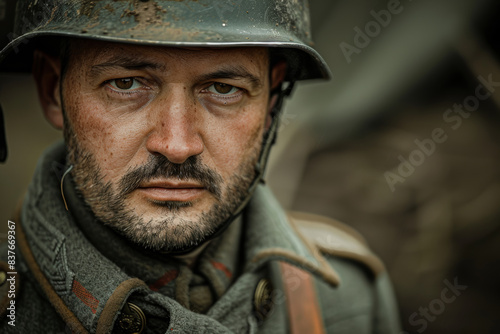 Italian WWI Soldier in Uniform