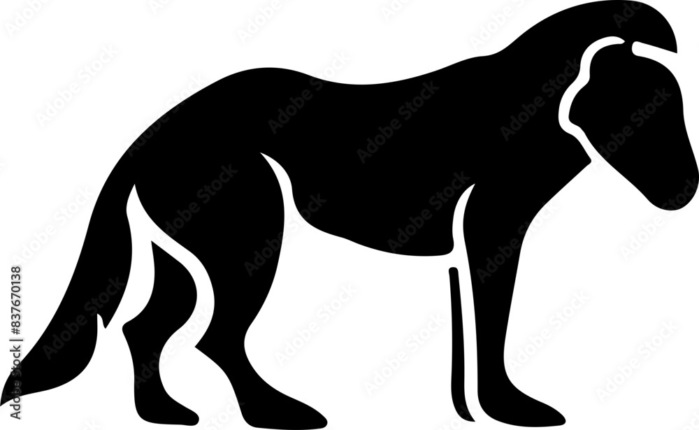 Fototapeta premium animal wild african Silhouettes Vector