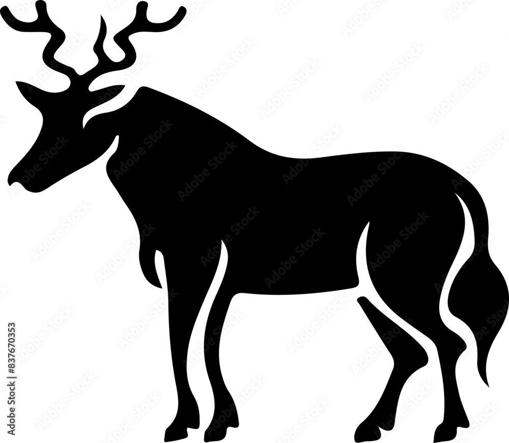 animal wild african Silhouettes Vector
