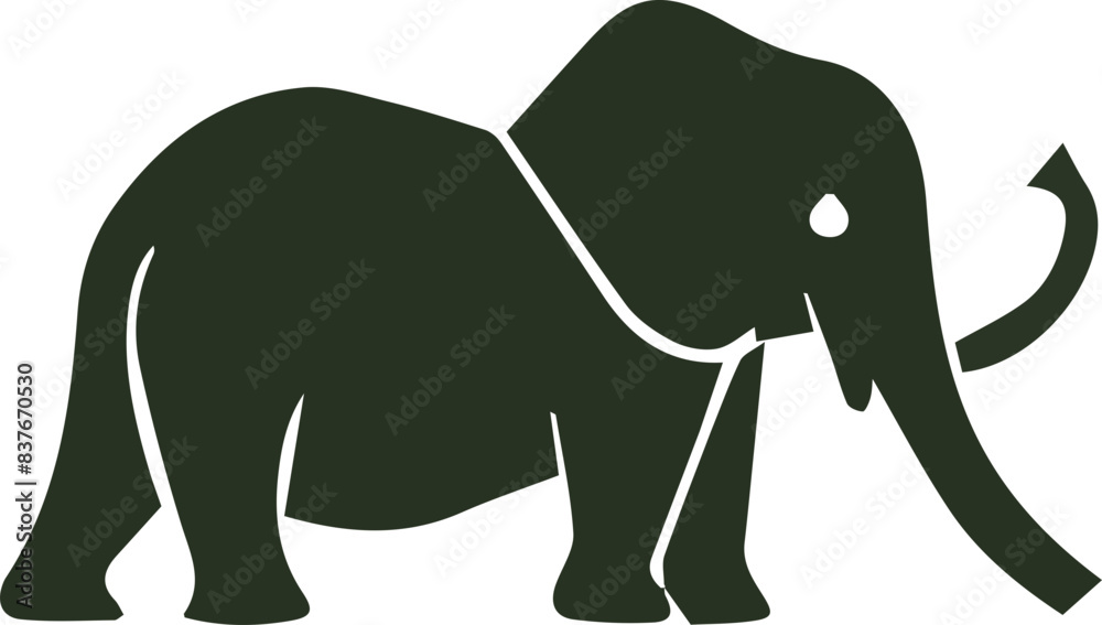 Fototapeta premium animal wild african Silhouettes Vector