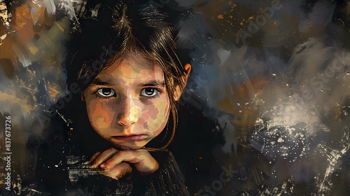 Portrait of a Syrian Girl