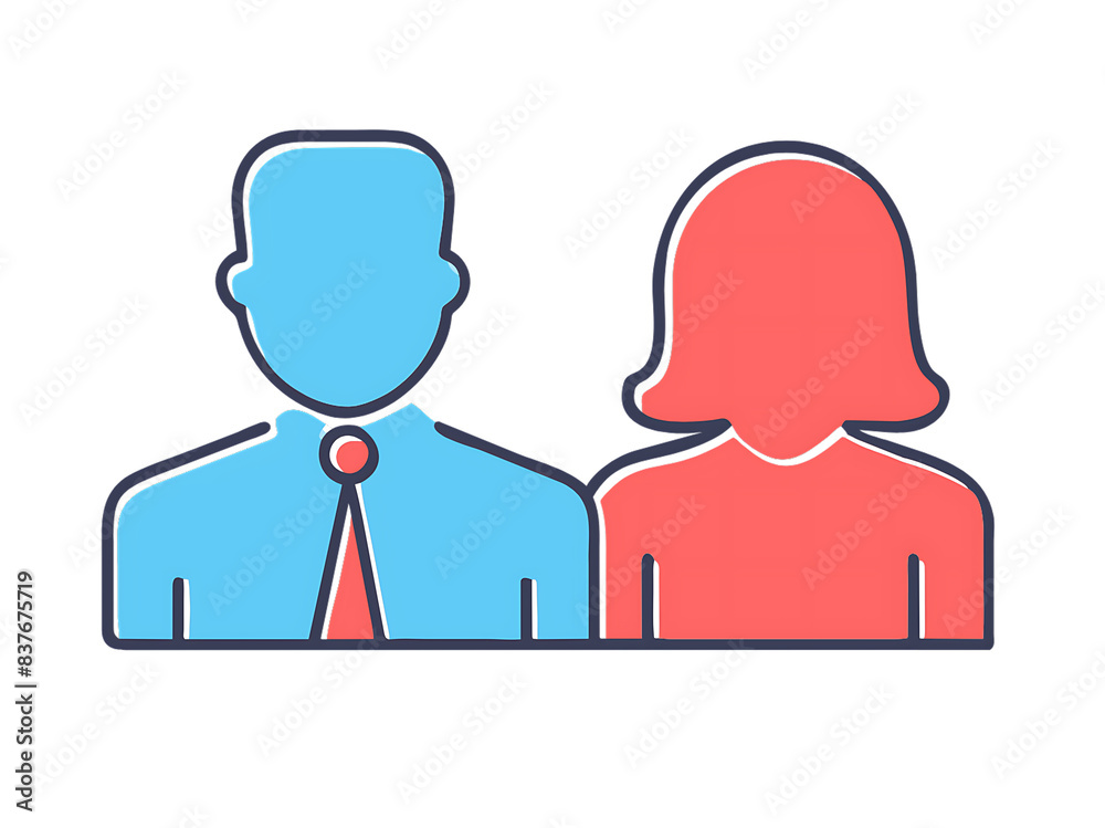 A vector illustration depicting male and female face silhouettes or icons, serving as avatars or profiles for unknown or anonymous individuals. The illustration portrays a man and a woman portrait.
A vector illustration depicting male and female face silhouettes or icons, serving as avatars or profiles for unknown or anonymous individuals. The illustration portrays a man and a woman portrait.