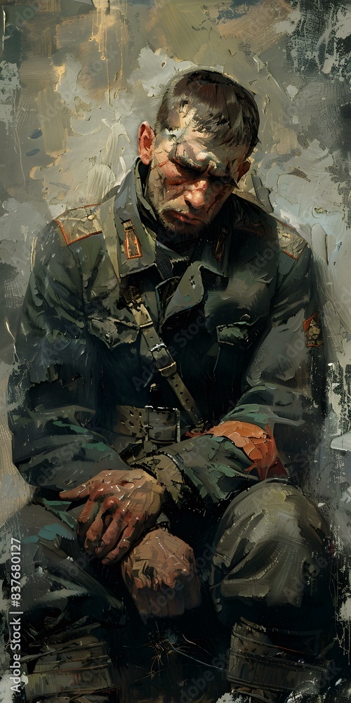 Portrait of a soldier Portrait of a soldier