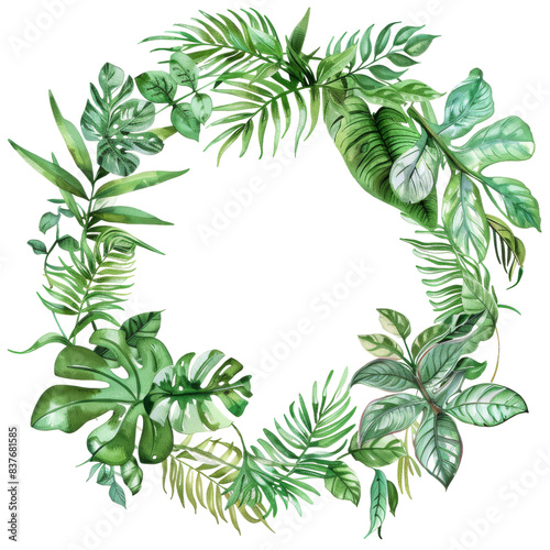 Watercolour Tropical Leaves Clipart Bundle | Botanical Floral Illustrations | 300 DPI PNG