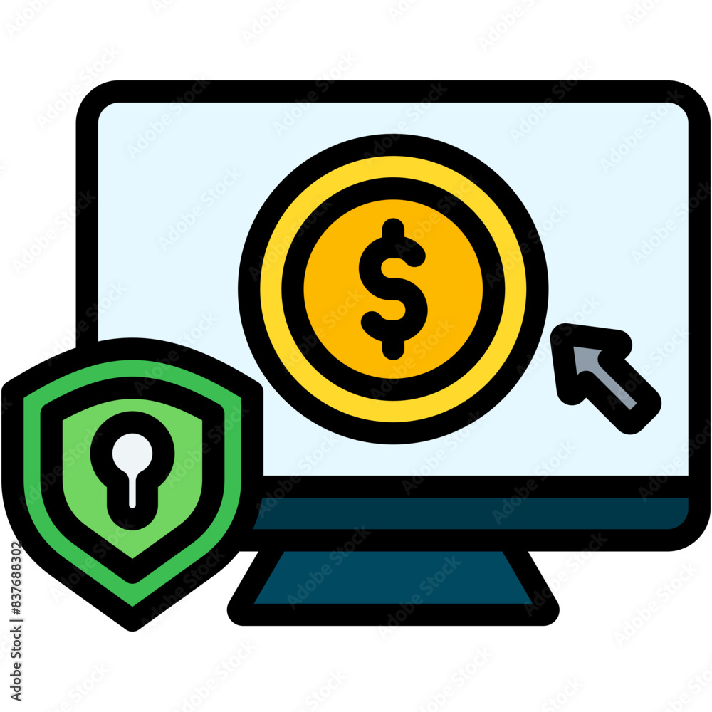 E Banking Security Icon E Banking Security Icon