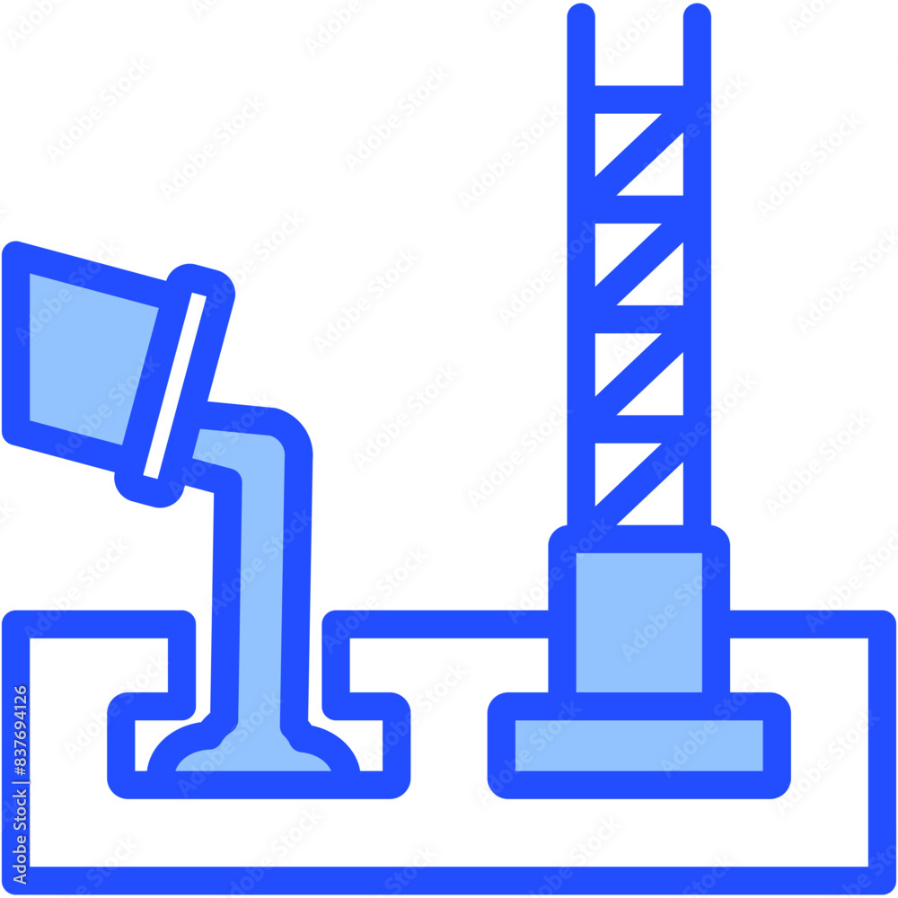 Building Foundation Icon Building Foundation Icon
