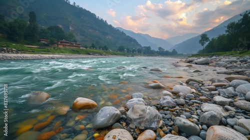 River with Kali Stones photo