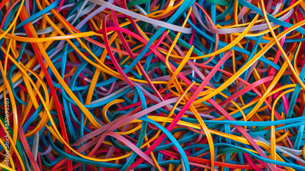 Background, backdrop, multi-colored chaotic lines Background, backdrop, multi-colored chaotic lines