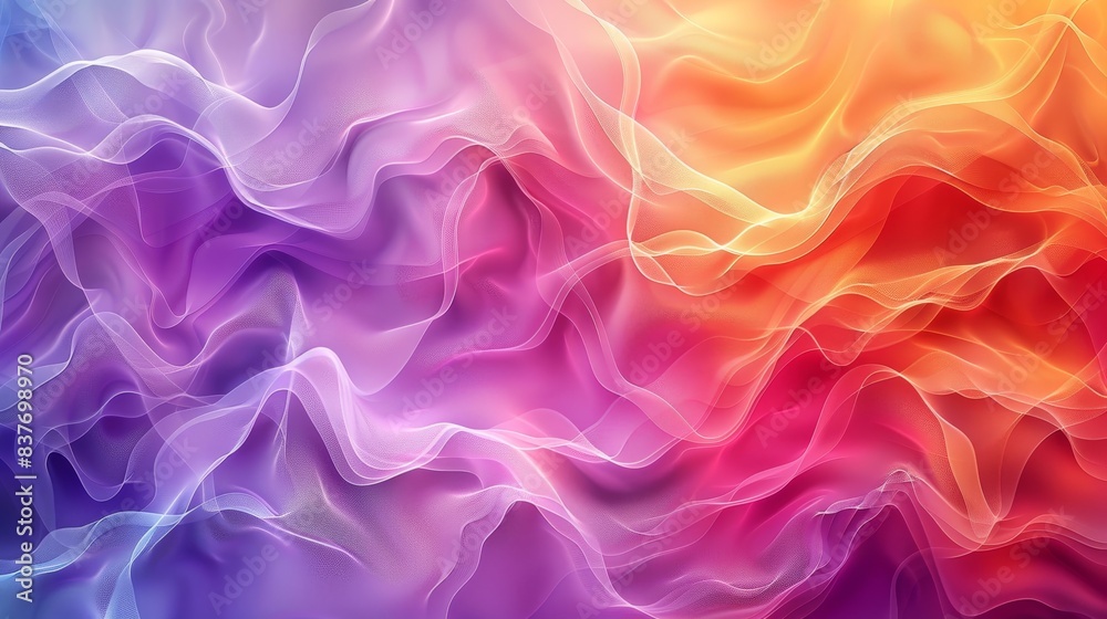 Obraz premium Abstract Gradients Colorful: An illustration with abstract colorful gradients