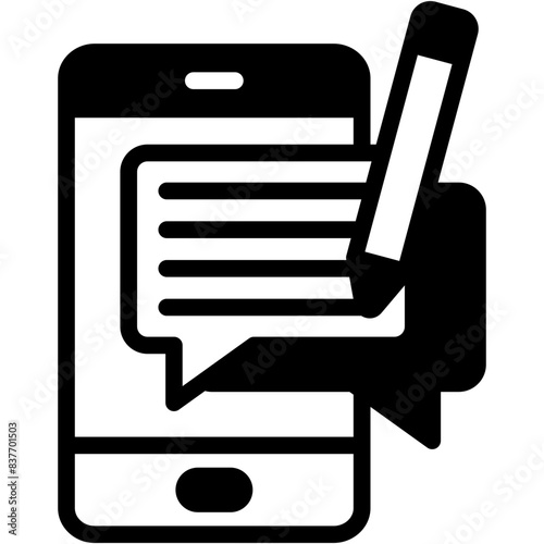 Speech Writing Icon