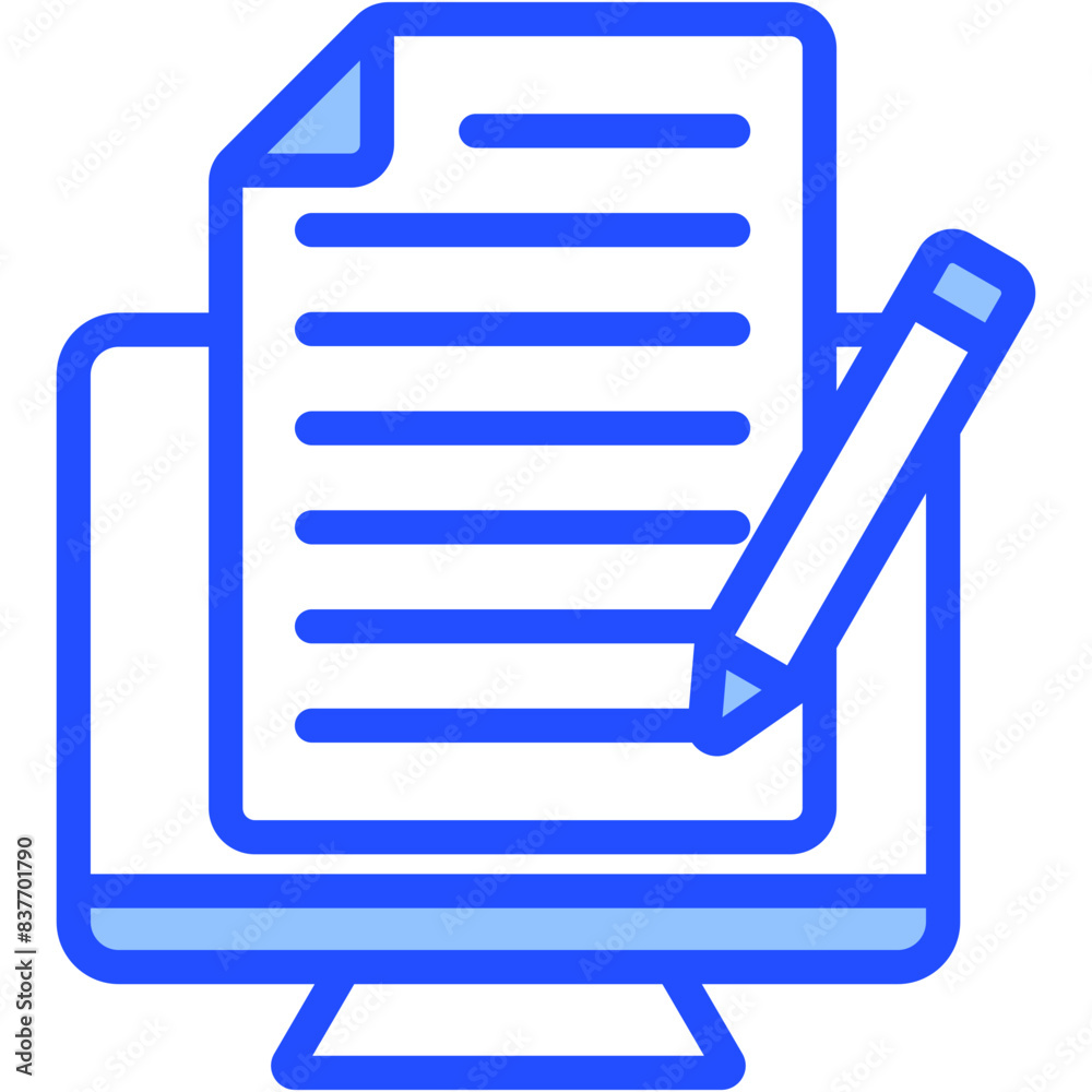 Online Writing Icon Online Writing Icon