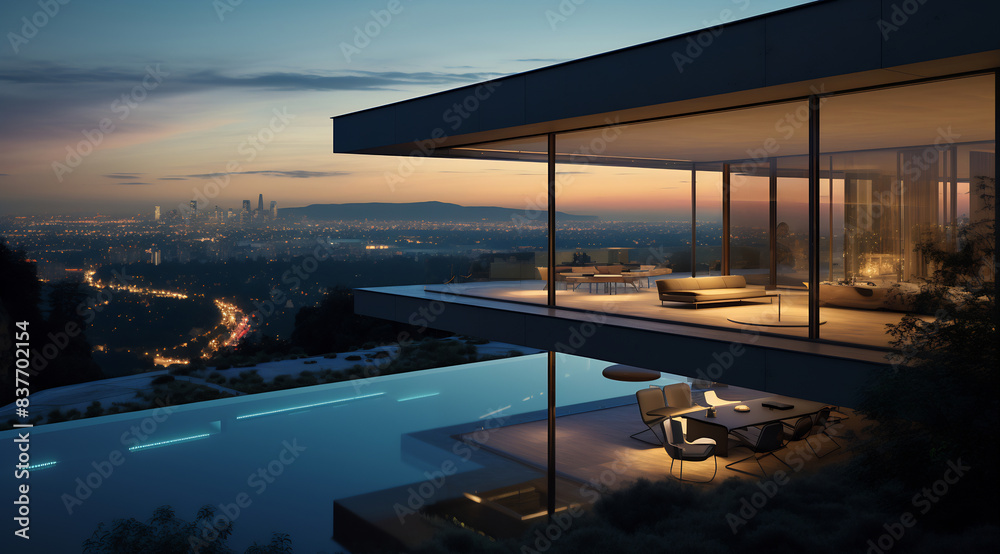 Fototapeta premium City Lights and Evening Delights