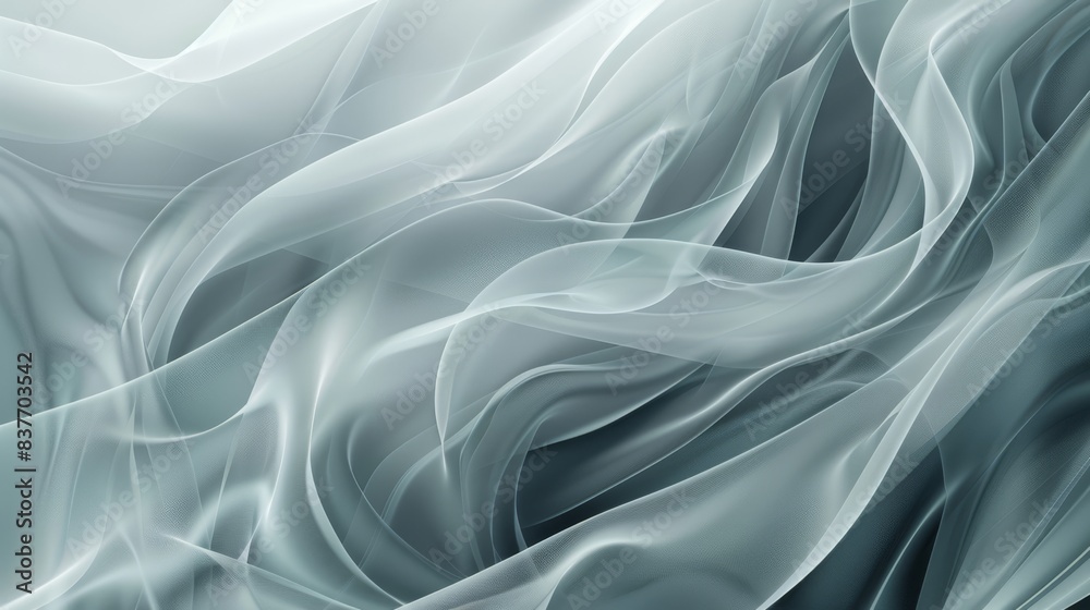 Obraz premium Abstract Gray Waves Background
