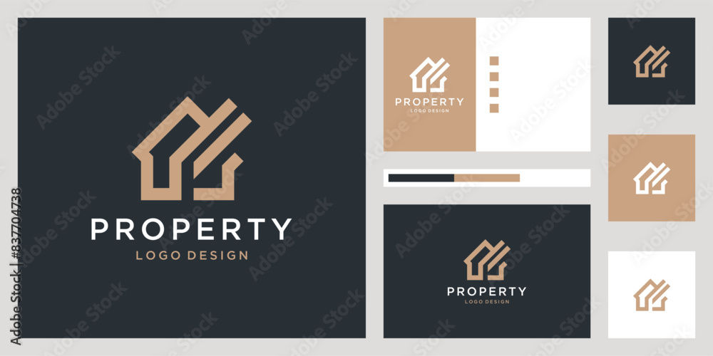 Luxury home vector logo design inspiration Luxury home vector logo design inspiration