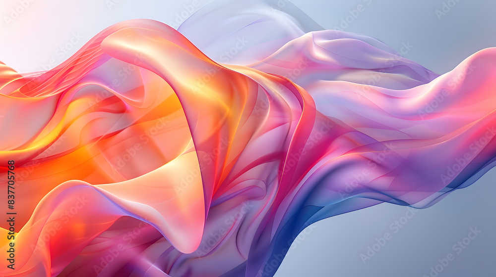 An abstract background with flowing, ribbon-like patterns. Use smooth, curving lines and a mix of bright and pastel colors to create a composition that feels graceful and fluid. An abstract background with flowing, ribbon-like patterns. Use smooth, curving lines and a mix of bright and pastel colors to create a composition that feels graceful and fluid.