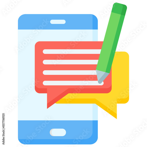 Speech Writing Icon