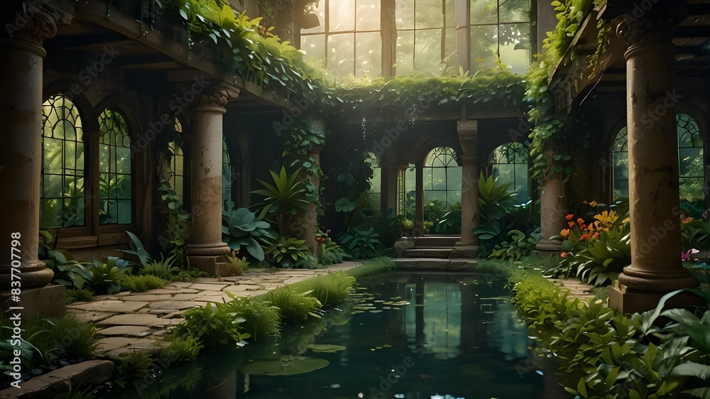 A hidden paradise awaits in the form of a secret garden, tucked away from the world. Imagine the lush greenery, the vibrant flowers, and the peaceful atmosphere that surrounds you. What kind of magica A hidden paradise awaits in the form of a secret garden, tucked away from the world. Imagine the lush greenery, the vibrant flowers, and the peaceful atmosphere that surrounds you. What kind of magica