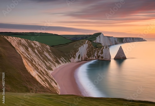 A view of the Jurassic Coast in Dorset photo