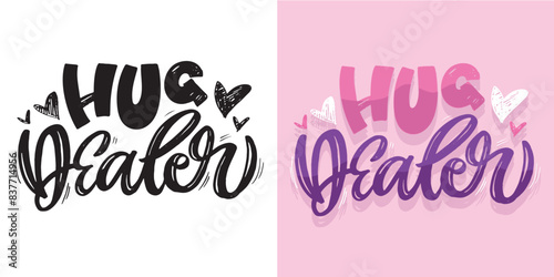 Cute hand drawn doodle lettering quote. Lettering for t-shirt design, mug print, bag print, clothes fashion. 100% hand drawn vector image.