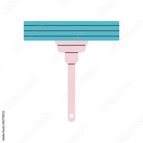 Window brush illustration.