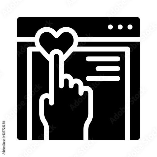 favourite glyph icon