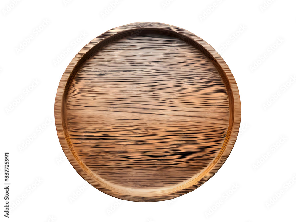wooden round plate, dish isolated on transparent background, png wooden round plate, dish isolated on transparent background, png