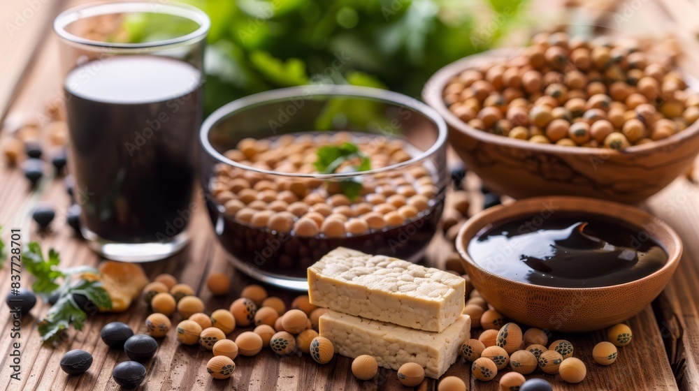one with black-eyed peas, another with beans Nearby, a cup each for coffee and black-eyed peas one with black-eyed peas, another with beans Nearby, a cup each for coffee and black-eyed peas