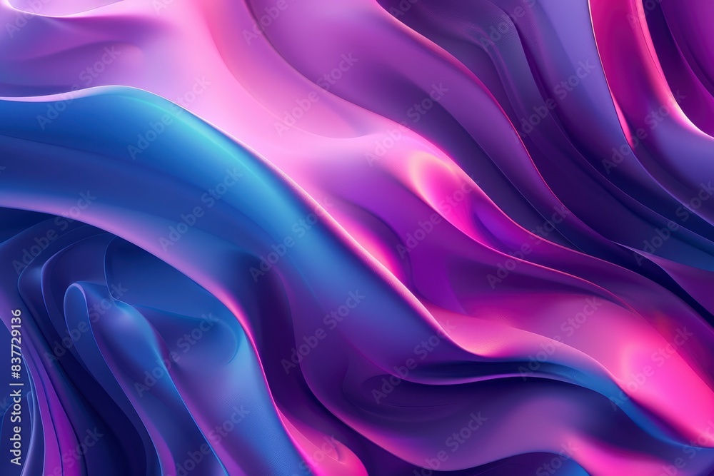 3d three dimensional abstract background with neon colors - generative ai 3d three dimensional abstract background with neon colors - generative ai