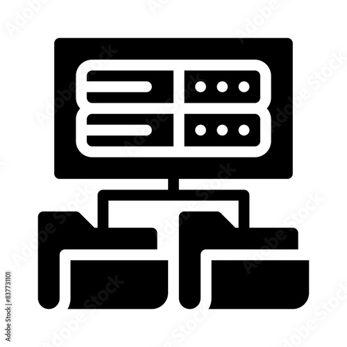 file sharing glyph icon