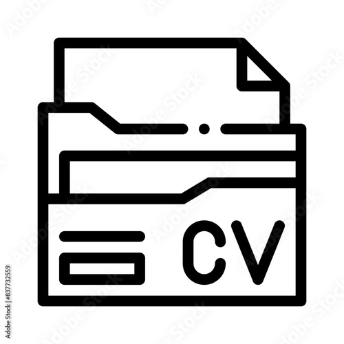 curriculum line icon
