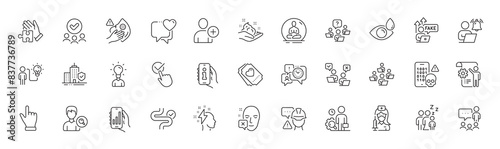 Cyber attack, Checkbox and Dirty mask line icons. Pack of Skin care, Teamwork question, Heart icon. User notification, Approved group, Analysis app pictogram. Fake internet, Teamwork, Info app. Vector