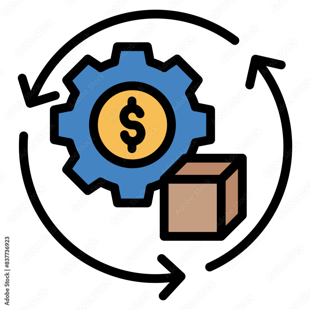 robot, gears, technology, efficiency, process