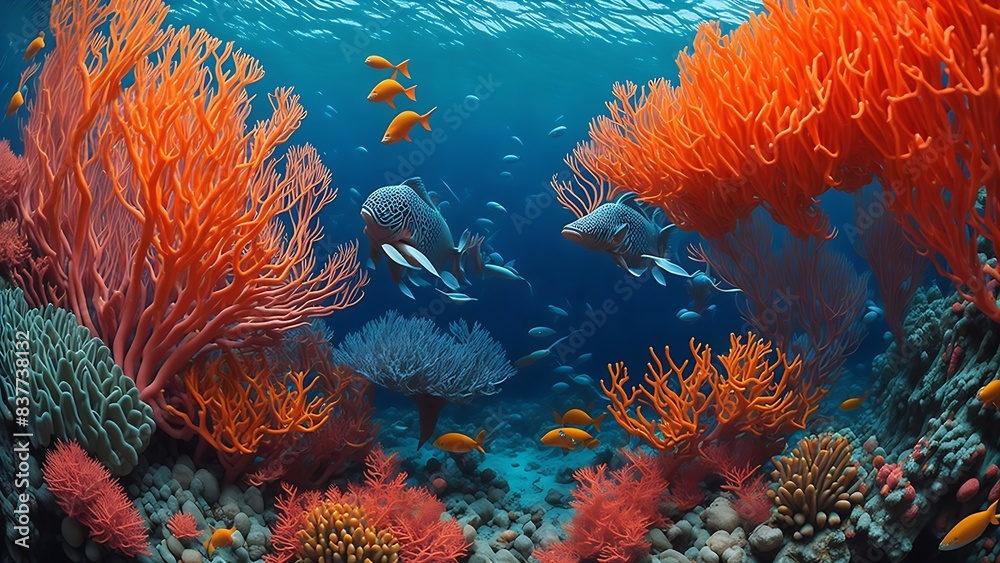 Fototapeta premium fish in aquarium