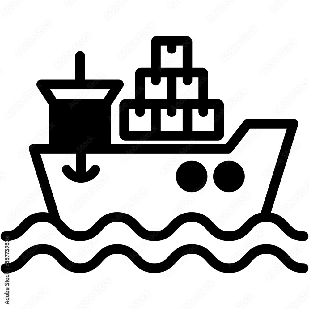 Obraz premium Ship Icon