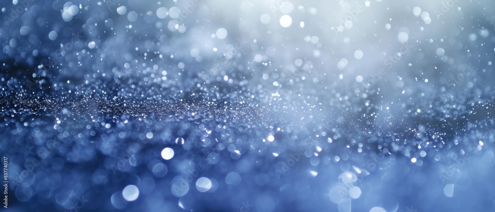 Abstract Blue Sparkles and Bokeh Lights Abstract Blue Sparkles and Bokeh Lights