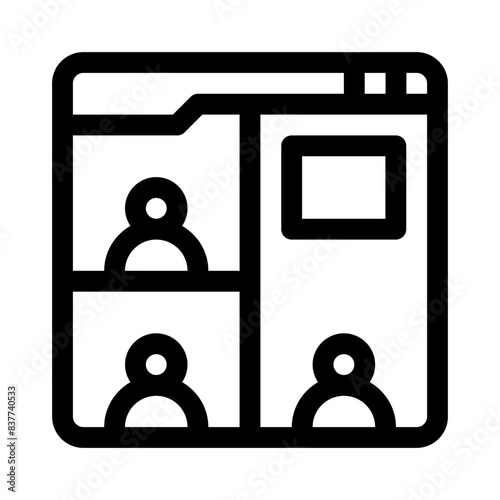 online communication line icon